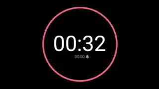 32 Second Countdown Timer / iPhone Timer Style