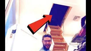 Exploring a HIDDEN ATTIC in my Airbnb (Crazy find!)