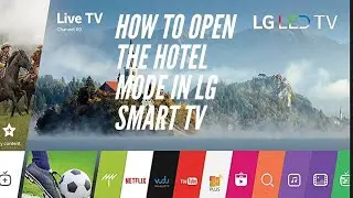 LG TV Hotel Mode