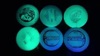 Disc Golf Glow plastic Comparison 2024 Fall