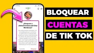 ✅ como bloquear cuentas de tik tok | bloquear usuarios en tik tok 2025