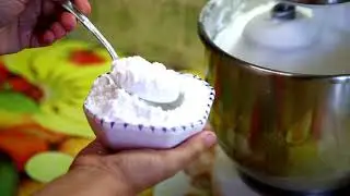 Protein cream without syrup | easy recipe | homemade