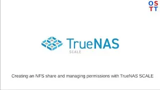 Create an NFS share on TrueNAS Scale in 10 mins