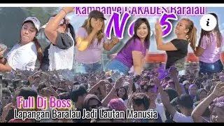VIRAL..Full Dj  Kampanye CAKADES Baralau No.5 dengan Sederet Biduan lagu sensara [ AKBAR ]