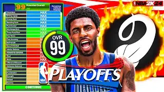 A Playoff Kyrie Irving Build is Unstoppable in NBA 2K24!