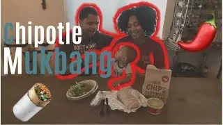 CHIPOTLE MUKBANG | OUR CAR ACCIDENT STORY