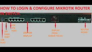 HOW TO LOGIN AND CONFIGURE MIKROTIK ROUTER  AS A SWITCH.| videos by niraj kumar.