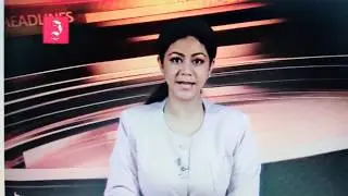 Anie Noorish Shaikh reading English News | Indian Times Daily