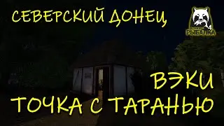 Русская рыбалка 4. рр4. Северский Донец. Вэки. Точка с таранью и солнечным.