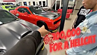 I WENT CAR SHOPPING FOR A HELLCAT JAILBREAK 😳(VLOG)..