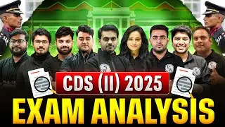 CDS 2, 2025 Exam Analysis 💪 | CDS Live Paper Discussion 🤩 | CDS 2, 2025🔥