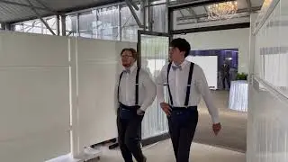 Flower Men from Tori & Matthew's Wedding at The Atrium in Prospect PA