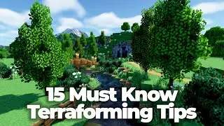 15 Must Know Minecraft Terraforming and Landscaping Tips, Tricks and Hacks