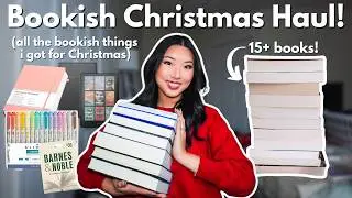 BOOKISH CHRISTMAS HAUL! 🎄✨📖🎁 (what i got for christmas - bookish edition)