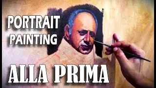 Alla Prima Portrait in Oils | Every Single Brush-Stroke