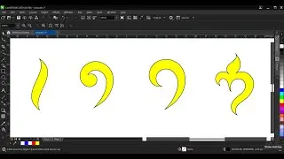 Corel draw Tutorial 7 (Part 1) : Basic Shapes for designing in Hindi.