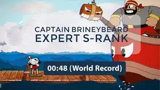 Cuphead - Captain Brineybeard Expert S-Rank - World Record Speedrun 