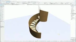 Archicad 22 Wendeltreppe Zwischenstand 26 10 2018