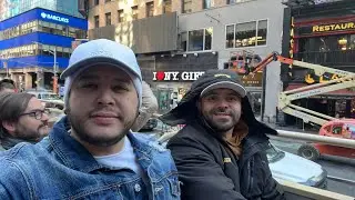 Haciendo el Tour con todos en NY