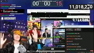 KreekCraft Celebrates 2025 New Year on stream!