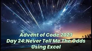 Advent of Code 2023 Day 24: Never Tell Me The Odds