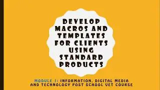 Introduction to Macros and Templates