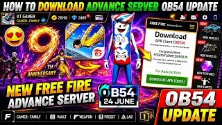 FREE FIRE Advance Server OB54 UPDATE 💯🔥🎉