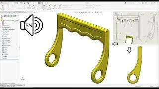 Carry Handle Hydraulic Jack SolidWorks Tutorial 2021! Offset command step by step! Learn from Homee!
