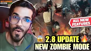 Snax First Match Of BGMI 2.8 Update *ZOMBIE MODE*😱 All New Features