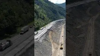 See a drone's-eye view of progress on I-40 repairs in Western NC