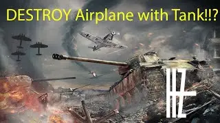 WAR THUNDER SKILL 200% KILL PLANES WITH TANK MAIN GUN!