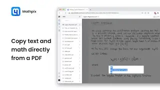 How to copy text and math from a PDF
