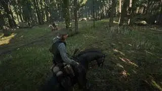 Here was me thinking, I wasn't fazed by nothing. - RDR2 Wolfman Glitch Funny drama sexy clickbait?