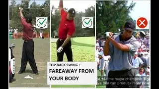 Tiger Woods Drill - Driver Backswing -Faraway from your Body