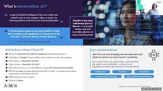 ISE and AMS Webinar Transforming your Early Careers assessment and selection with AI