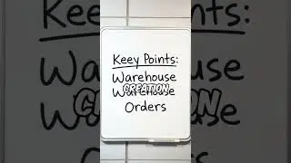 5 WAREHOUSE ORDER SECRETS You Need to Know Now!