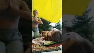 массаж с полотном