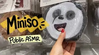 Fast tapping in MINISO | Public ASMR