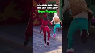 When Free Skins in #fortnite 🔥 OG players vs New Players