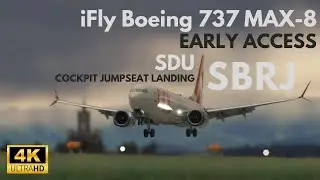 iFLY Boeing 737 MAX-8 jumpseat landing | EARLY ACCESS | MSFS