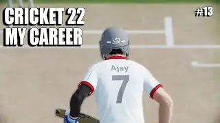 CRICKET 22 MY PLAYER CAREER #13 || CUT SHOT 🙈🏏🙄 || CRICKET 22 PS5 GAMEPLAY