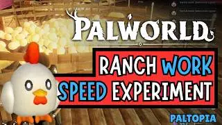 Does Work Speed Impact Ranch Farming in Palworld?