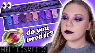 MELT COSMETICS SMOKE SESSIONS II PALETTE REVIEW 💜 | makeupwithalixkate