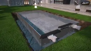 Piscine en kit Aluminium + composite Ed'line Pool Luxe