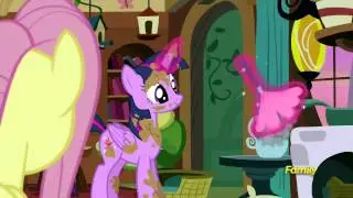 Fluttershy gets Twilight to leave - Castle Sweet Castle