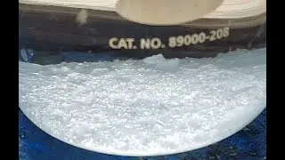 Barium Nitrate Crystallization Timelapse #chemistry #timelapse #crystals #inorganicchemistry