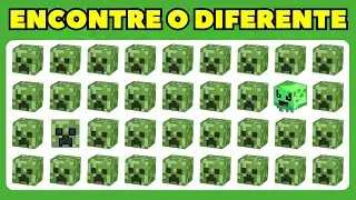 Encontre o Emojis Diferente | Edição Minecraft  do QuizPlay