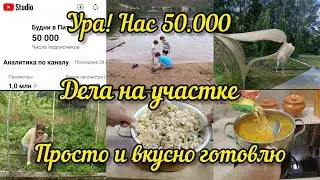 Дачная жизнь. Начали ремонт парника. Забрали сына из лагеря. Просто и вкусно готовлю.
