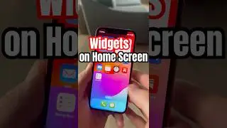 How to Put Widgets on iPhone Home Screen!