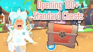 Opening 100+ *STANDRAD CHEST* in Adopt me until I get *LEGENDARY* | Free pet wears